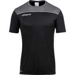 Koszulka Uhlsport Offense 23 Poly. Czarne t-shirty sportowe męskie UHLSPORT, bez ramiączek, na fitness i siłownię. Za 107.00 zł.