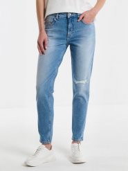 BIG STAR Dżinsy - Tapered fit - w kolorze błękitnym rozmiar: W29/L32. Niebieskie jeansy damskie Big Star. Za 203.45 zł.