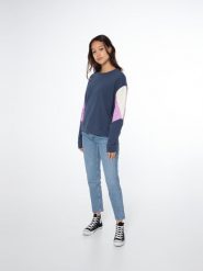 Bluza damska Protest NXGSHAUN sweatshirt. Niebieskie bluzy bez kaptura damskie Protest, xs, z bawełny. Za 179.99 zł.