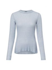 BOSS Orange Sweter - Fennona Kobiety niebieski, XL. Niebieskie swetry klasyczne damskie Boss Orange, xl, prążkowane, bez kołnierzyka. Za 349.95 zł.