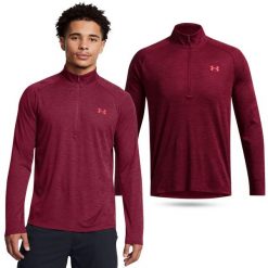 Koszulka męska treningowa Under Armour Tech z długim rękawem. Brązowe koszulki męskie z długim rękawem Under Armour, m, bez ramiączek, do biegania. W wyprzedaży za 158.20 zł.