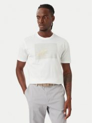 Beverly Hills Polo Club T-Shirt M1617-HR Biały Regular Fit. Białe koszulki polo męskie Beverly Hills Polo Club, m, bez wzorów, z bawełny, bez ramiączek. Za 140.99 zł.