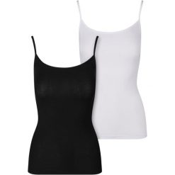 Damski tank top Urban Classics Bamboo (x2). Białe topy damskie Urban Classics, bez wzorów, bez kołnierzyka. Za 102.50 zł.