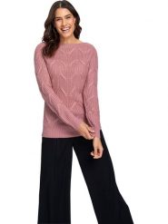 WITT WEIDEN Sweter w kolorze jasnoróżowym rozmiar: 36. Różowe swetry klasyczne damskie WITT WEIDEN, bez kołnierzyka. Za 34.99 zł.