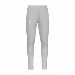 Spodnie treningowe AS Monaco Abunszip Pro 7 2023/24. Szare spodnie materiałowe męskie Kappa, bez wzorów, sportowe. W wyprzedaży za 208.70 zł.
