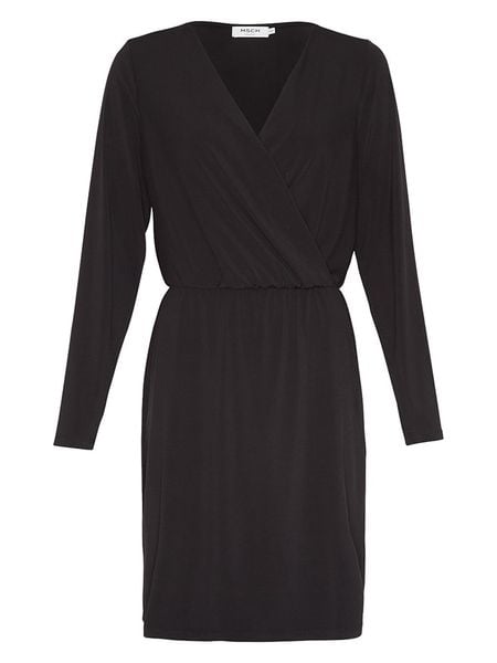 MOSS COPENHAGEN Sukienka "Jaqueline" w kolorze czarnym rozmiar: S/M. Czarne sukienki damskie MOSS COPENHAGEN, m, bez wzorów, bez kołnierzyka, bez ramiączek, mini. Za 83.62 zł.