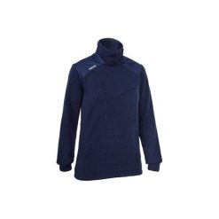 Sweter żeglarski SAILING 100 damski. Niebieskie swetry klasyczne damskie TRIBORD, m, z bawełny, bez kołnierzyka. Za 79.99 zł.