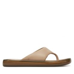Japonki Melissa. Brązowe klapki damskie Melissa, bez wzorów, bez obcasa. Za 299.99 zł.