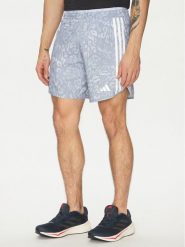 Adidas Szorty sportowe Own the Run 3-Stripes JD7769 Niebieski Regular Fit. Niebieskie szorty męskie Adidas, m, z syntetyku, do biegania. Za 179.99 zł.