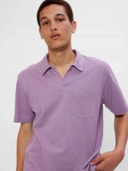 T-SHIRT MĘSKI KOSZULKA POLO 1 BAWEŁNA GAP POLO Z KOŁNIERZYKIEM. Zielone koszulki polo męskie GAP, m, bez wzorów, z bawełny, bez ramiączek. Za 180.76 zł.