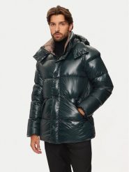 Hetregó Kurtka puchowa Justin 8N562 Zielony Regular Fit. Zielone kurtki męskie HETREGO, m, bez wzorów, z puchu, bez kaptura. Za 1,749.00 zł.