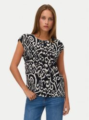 Vero Moda Bluzka Friga 10340830 Czarny Regular Fit. Czarne bluzki damskie Vero Moda, s, bez wzorów, z syntetyku, bez ramiączek. Za 89.99 zł.