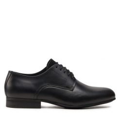 Półbuty Calvin Klein. Czarne buty wizytowe męskie CALVIN KLEIN, bez zapięcia. Za 459.99 zł.