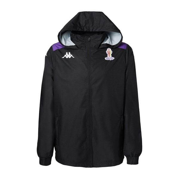 Kurtka Coupe du monde rugby 2021 adverzip pro 5. Czarne kurtki męskie Kappa, xl, z aplikacjami, z dresówki, z kapturem. Za 256.00 zł.