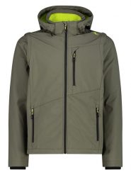 CMP Kurtka softshellowa w kolorze khaki rozmiar: 46. Brązowe kurtki outdoor męskie CMP, bez wzorów, z tkaniny, bez kaptura. Za 191.92 zł.