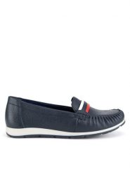 Lasocki Mokasyny WI16-FORTUNA-02 Granatowy. Niebieskie mokasyny damskie Lasocki, ze skóry. Za 149.99 zł.