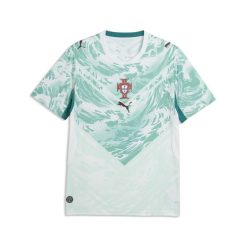Męska koszulka wyjazdowa Portugalii PUMA. Białe t-shirty sportowe męskie Puma, m, bez ramiączek, do biegania. Za 429.00 zł.