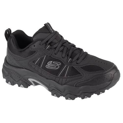 Buty trekkingowe męskie Skechers Stamina At Upper Stitch. Czarne buty trekkingowe męskie Skechers, z materiału, bez zapięcia, trekkingowe. Za 354.00 zł.
