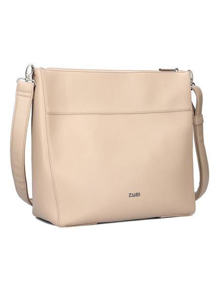 Zwei Torebka "M110" w kolorze beżowym - 36 x 30 x 15 cm rozmiar: onesize. Brązowe torebki klasyczne damskie Zwei, bez wzorów, z materiału, bez dodatków. Za 109.95 zł.