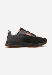 Szaro-Pomarańczowe Buty Sportowe Sneakersy Ozdobione Tłoczeniem Sarivara. Szare buty sportowe na co dzień męskie Born2be, z jeansu, bez zapięcia. Za 79.99 zł.