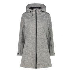 Kurtka damska z kapturem softshell CMP. Brązowe kurtki damskie CMP, bez wzorów, z poliesteru, z kapturem. Za 491.50 zł.