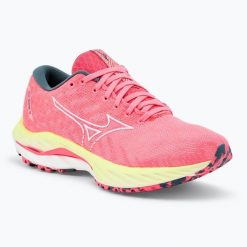 Buty do biegania damskie Mizuno Wave Inspire 19. Czerwone obuwie do biegania damskie Mizuno, mizuno wave. Za 359.99 zł.