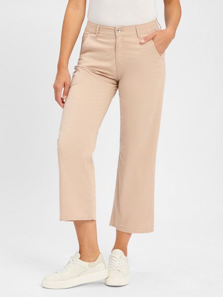 BRAX spodnie materiałowe Kobiety Bawełna beżowy, 46. Brązowe spodnie materiałowe damskie Brax, bez wzorów, z bawełny, eleganckie. Za 329.95 zł.