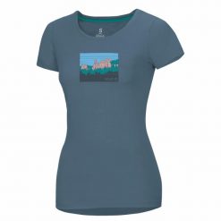 Koszulka damska Ocun Classic. Brązowe bluzki damskie Ocun, s, bez wzorów, sportowe, bez kołnierzyka, bez ramiączek. Za 169.50 zł.