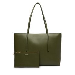 Torebka Calvin Klein. Zielone torebki klasyczne damskie CALVIN KLEIN, bez wzorów, bez dodatków. Za 649.99 zł.