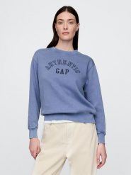 GAP Bluza w kolorze niebieskim rozmiar: XL. Niebieskie bluzy bez kaptura damskie GAP, xl. Za 136.13 zł.