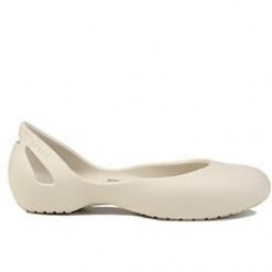 Buty do chodzenia baleriny damskie Crocs KADEE FLAT. Brązowe baleriny damskie Crocs, bez wzorów, bez obcasa. Za 149.00 zł.