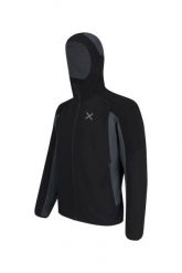 Kurtka trekkingowa męska Montura Premium Wind Hoody l. Czarne kurtki męskie MONTURA, l, bez wzorów, z materiału, klasyczne, z kapturem. Za 999.99 zł.