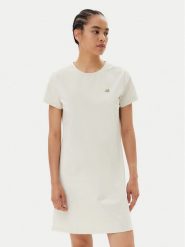 EA7 Emporio Armani Sukienka codzienna 7W000084 AF12484 U1112 Beżowy Regular Fit. Brązowe sukienki damskie EA7 Emporio Armani, na co dzień, xl, bez wzorów, z bawełny, bez kołnierzyka, bez ramiączek, proste. Za 289.99 zł.