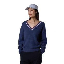 Koszulka polo damska Rossignol. Niebieskie bluzki sportowe damskie Rossignol, l, z bawełny, bez kołnierzyka, bez ramiączek. Za 665.00 zł.