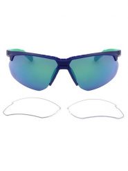 Adidas Męskie okulary przeciwsłoneczne w kolorze niebiesko-zielonym rozmiar: 79. Niebieskie okulary przeciwsłoneczne męskie Adidas, z tworzywa sztucznego. Za 245.96 zł.