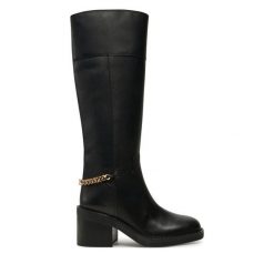 Kozaki MICHAEL Michael Kors. Czarne kozaki damskie MICHAEL Michael Kors, bez obcasa, na słupku. Za 1,519.00 zł.