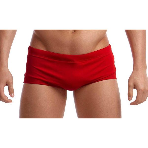 Kąpielówki Funky Trunks STILL RED - trunki sidewinder. Czerwone kąpielówki męskie FUNKY TRUNKS, l, bez wzorów, do pływania. Za 149.00 zł.