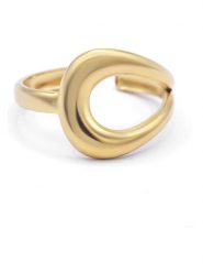 MOODE Pierścionek "Louna" rozmiar: onesize. Żółte pierścionki damskie MOODE, ze stali. Za 39.99 zł.