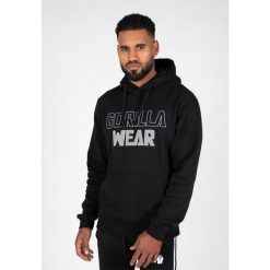 Nevada Bluza z kapturem - Czarny. Czarne bluzy sportowe męskie GORILLA WEAR, bez wzorów, bez kołnierzyka, bez ramiączek. Za 340.00 zł.