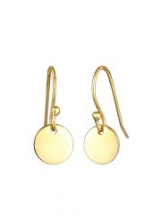 Elli Płytka do zawieszania dla pań Geo Minimal Basic w kolorze srebrnym 925 szt. Kolczyki 1 ct Damski. Szare kolczyki damskie Elli, pozłacane. Za 208.99 zł.