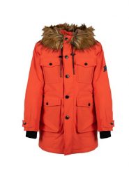 Diesel Parka "Jorg" | A062840IDAP | Mężczyzna | Pomarańczowy. Brązowe parki męskie Diesel, na zimę, m, bez wzorów, z bawełny. W wyprzedaży za 749.00 zł.