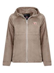 Canadian Peak Kurtka polarowa "Ulotteak" w kolorze beżowym rozmiar: L. Brązowe kurtki damskie Canadian Peak, l, bez wzorów, z polaru, bez kaptura. Za 126.45 zł.