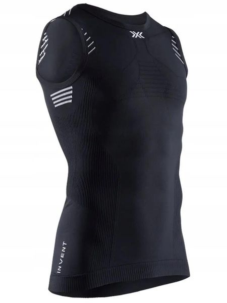 Koszulka bez rękawów męska X-Bionic INVENT 4.0 LT B002. Czarne t-shirty sportowe męskie X BIONIC, l, bez ramiączek. Za 279.99 zł.
