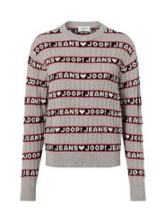 Joop Jeans Sweter z dzianiny Kobiety Bawełna czarny|szary|czerwony, S. Czarne swetry klasyczne damskie Joop! Jeans, s, z bawełny, bez kołnierzyka. Za 329.95 zł.