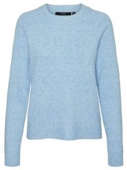 Vero Moda Sweter w kolorze błękitnym rozmiar: S. Niebieskie swetry klasyczne damskie Vero Moda, s, bez kołnierzyka. Za 61.46 zł.