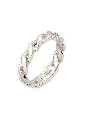 KUZZOI Pierścionek Męski Skręcony 925 Sterling Silver Biżuteria męska 1 ct Męskie. Szara biżuteria dla mężczyzn KUZZOI, srebrne. Za 245.64 zł.