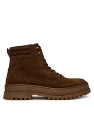 Blauer Kozaki F5IUKA01/SUE Brązowy. Brązowe buty zimowe męskie Blauer, ze skóry, bez zapięcia. Za 689.99 zł.