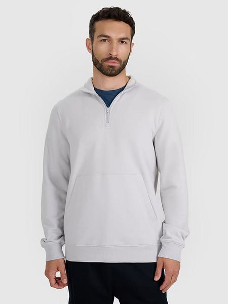 4F Bluza w kolorze szarym rozmiar: L. Szare bluzy bez kaptura męskie 4f, l. Za 87.81 zł.