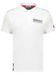 Geographical Norway Koszulka polo "Koffroy" w kolorze białym rozmiar: S. Białe koszulki polo męskie Geographical Norway, s, bez wzorów, z bawełny, bez ramiączek. Za 78.84 zł.