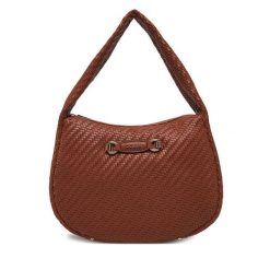 Torebka Guess. Brązowe torebki klasyczne damskie Guess, z aplikacjami, bez dodatków. Za 339.99 zł.